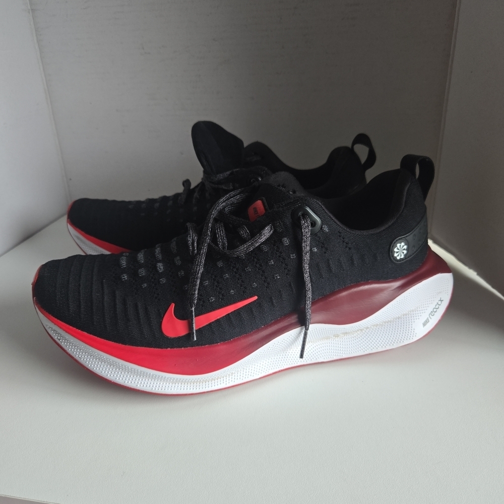 Nike ReactX Infinity Run 4 Running Shoes Black/Team Red/White DR2665-007 US 11